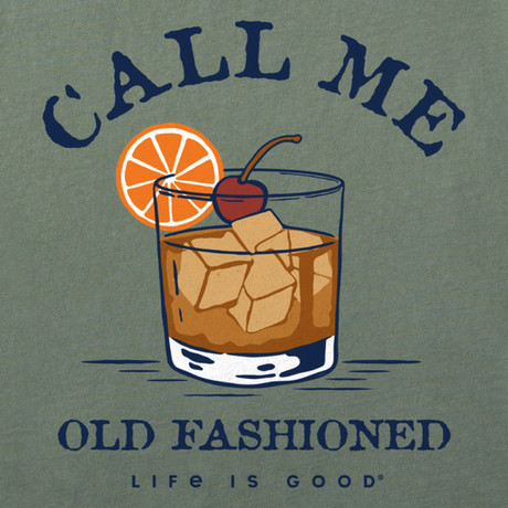 LIFE IS GOOD Moška kratka majica CALL ME OLD FASHION