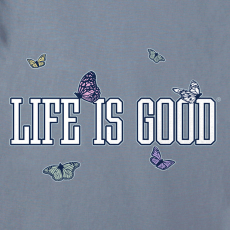 LIFE IS GOOD Ženska kratka majica LIFE IS GOOD